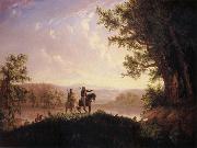 Thomas Mickell Burnham The Lewis and Clark Expedition oil painting on canvas